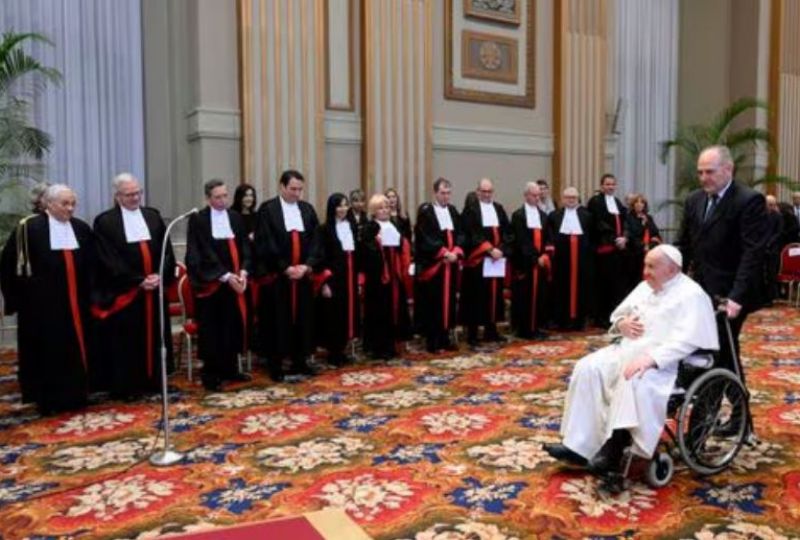 World News: Pope Francis asks aide to read ceremonial speech due to bronchitis